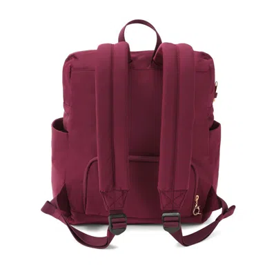 Baggallini Securtex® Jet Set Anti-theft Daypack In Burgundy