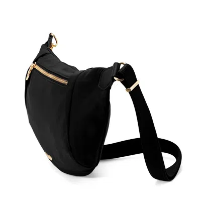 Baggallini Securtex® Jet Set Anti-theft Crescent Sling In Black