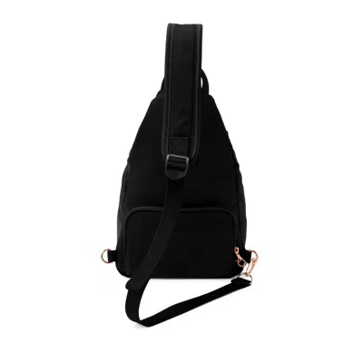 Baggallini Securtex® Jet Set Anti-theft Triangle Sling In Black