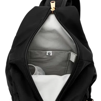 Baggallini Securtex® Jet Set Anti-theft Triangle Sling In Black
