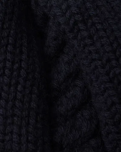 Prada Wool Beanie In Navy