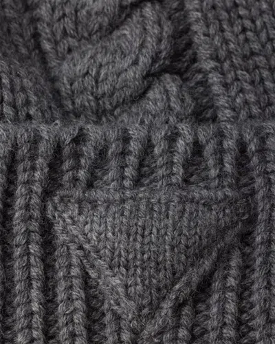 Prada Wool Beanie In Grey
