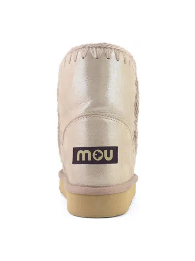 Mou Eskimo Metallic Boots In Neutral