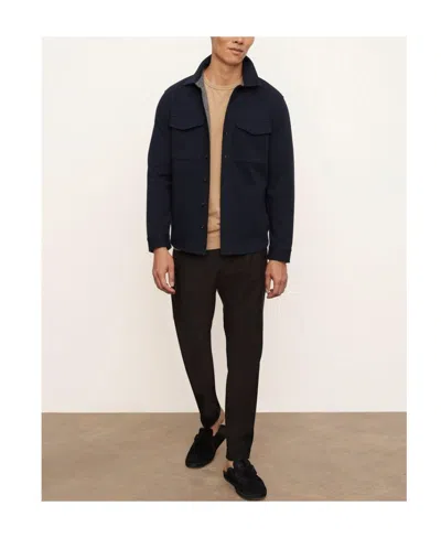 Vince Flap-pocket Shirt Jacket In Black