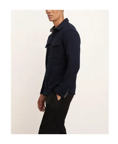 Vince Flap-pocket Shirt Jacket In Black