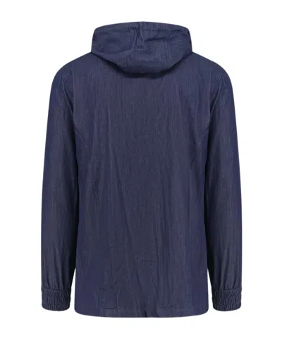 Kiton Zip-up Drawstring Lightweight Jacket In Multi