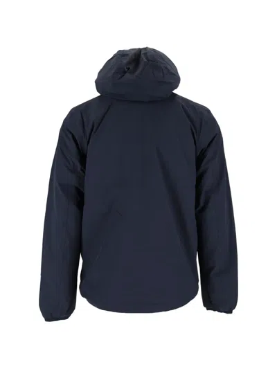 K-way Jack St Warm Double Corto Short Padded Jacket In Blue