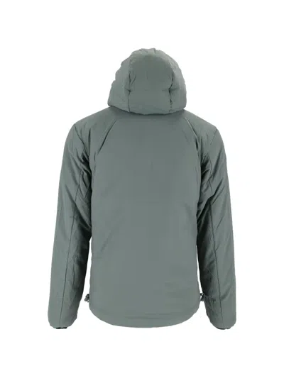 K-way Jack St Warm Double Corto Short Padded Jacket In Blue
