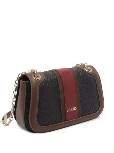 Liu •jo Monogram-embossed Shoulder Bag In Multi
