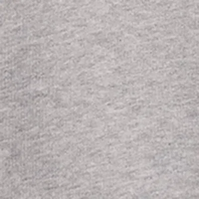Acne Studios Brushed Cotton Fleece Funnel Neck Logo Sweatshirt With Balloon Hem In Grey