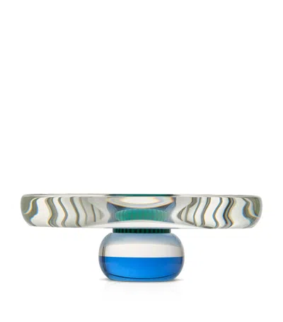 Reflections Copenhagen Crystal Colette Tray In Blue