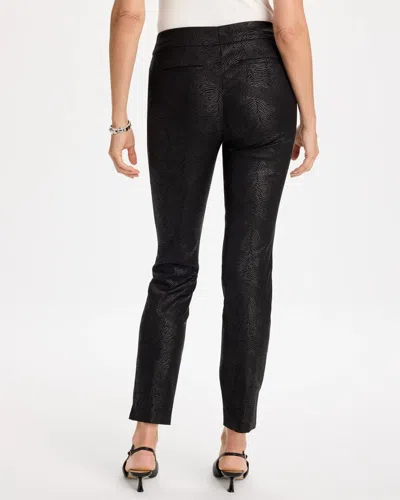Chico's Brigitte Slim Pull-on Ankle Pants In Black In Black
