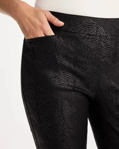 Chico's Brigitte Slim Pull-on Ankle Pants In Black In Black