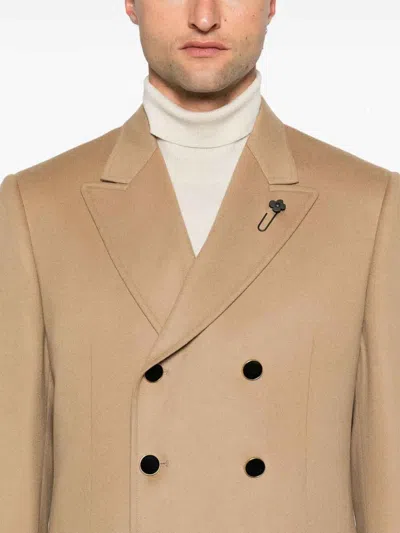 Lardini Attitude Double Breasted Jacket In Multi