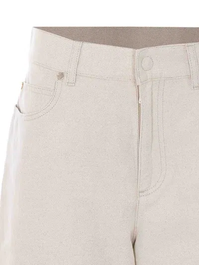 Fendi Pants In Neutral