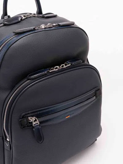 Santoni Backpack In Black