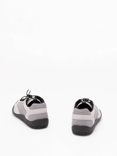 Prada Mesh Panel Sneakers Rubber Sole Design In Multi