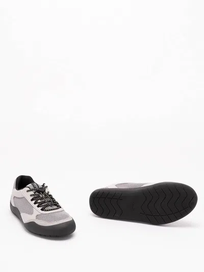Prada Mesh Panel Sneakers Rubber Sole Design In Multi