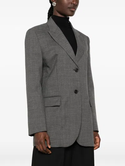 Prada Blazer Jacket In Gray