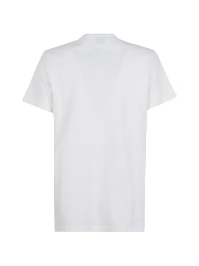Barrie B로고 패치 티셔츠 In White