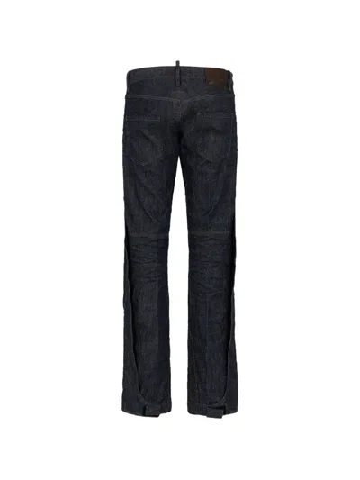 Dsquared2 Belt-loop Jeans In Black
