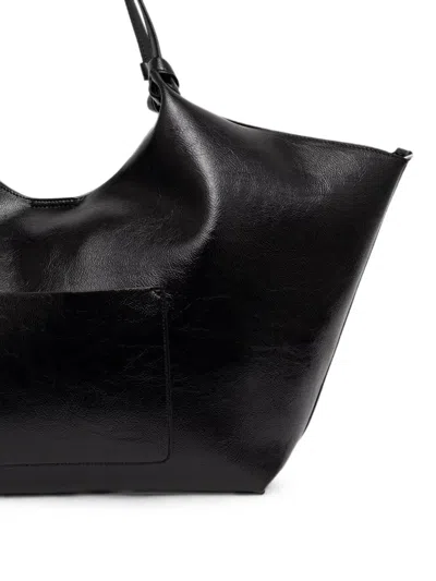 Dkny 로고 장식 매듭 토트 백 In Black