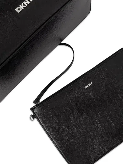 Dkny 로고 장식 매듭 토트 백 In Black