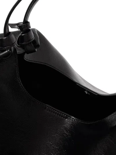Dkny 로고 장식 매듭 토트 백 In Black