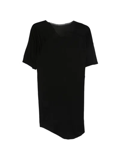 Leon Emanuel Blanck 비대칭 패널 티셔츠 In Black