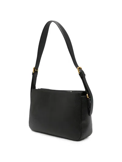 Gianni Chiarini 로라 레더 숄더 백 In Black