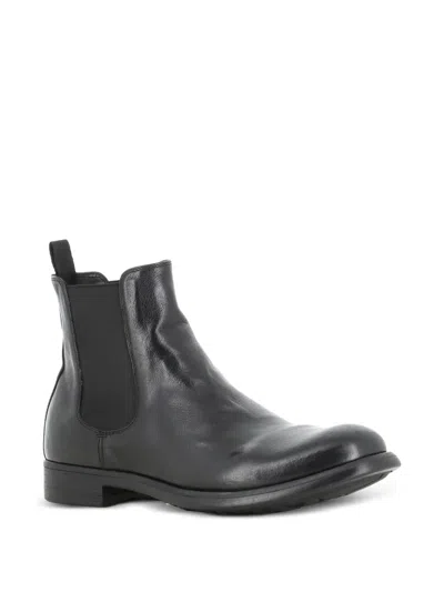 Officine Creative Chronicle Elasticated-side Leather Boots In Multi