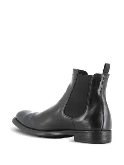 Officine Creative Chronicle Elasticated-side Leather Boots In Multi