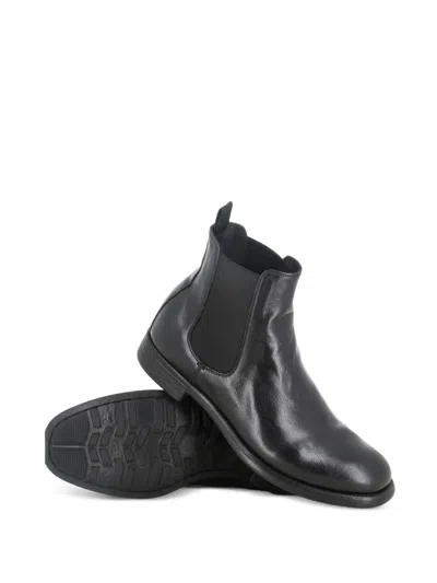Officine Creative Chronicle Elasticated-side Leather Boots In Multi