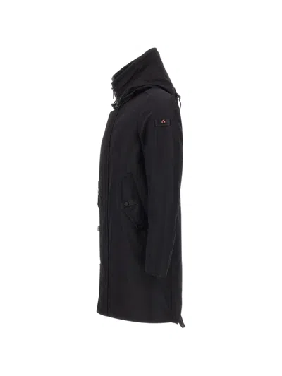 Peuterey Zippered Down Jacket In Black