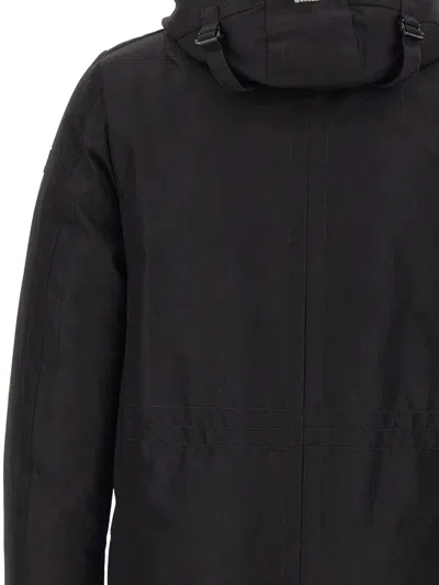 Peuterey Zippered Down Jacket In Black
