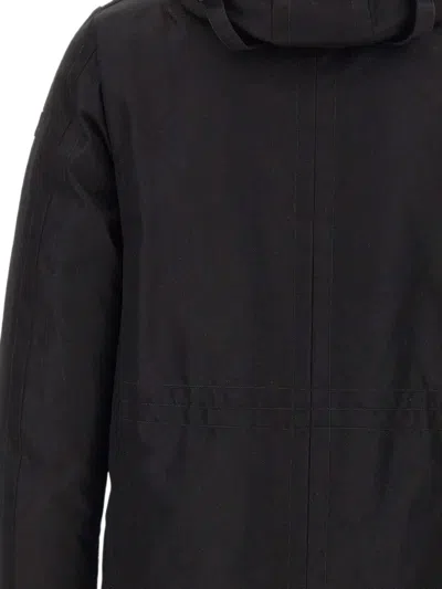 Peuterey Zippered Down Jacket In Black