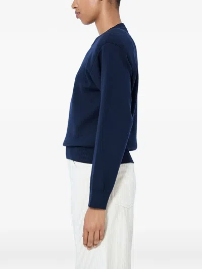Rohe Fine-knit Long-sleeve Sweater In Blue