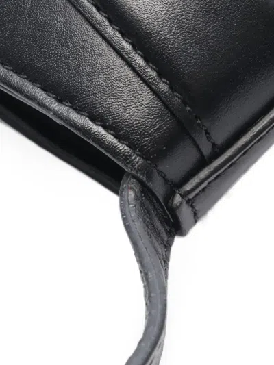 Celine 2010s Horsebit Bucket Bag In Black