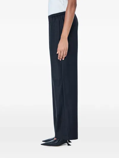 Rohe Pocket Elasticated Trousers In Blue