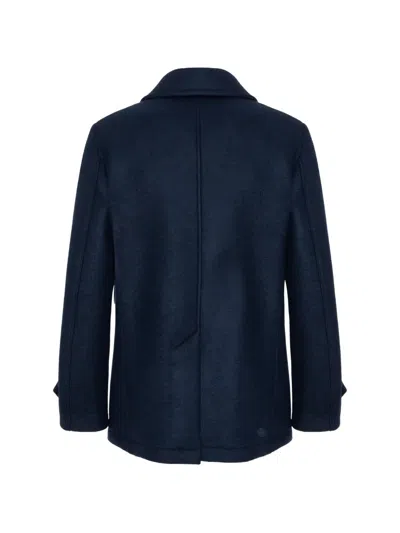 Colmar Double-breasted Button-cuff Coat In Blue