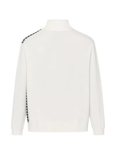 Tombolini Houndstooth-pattern Zip-up Jacket In Neutral