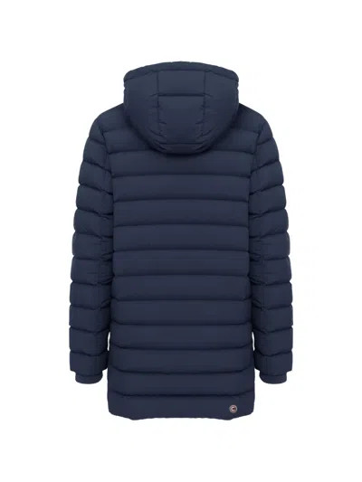 Colmar Quilted Duck Down Down Jacket In Blue