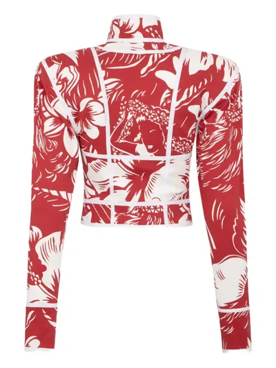 Dsquared2 Dancing Flowers Jacket In Multi