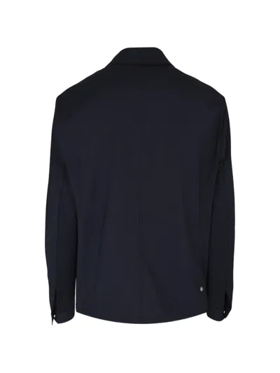 Tombolini Zero Gravity Zip-up Shirt Jacket In Blue