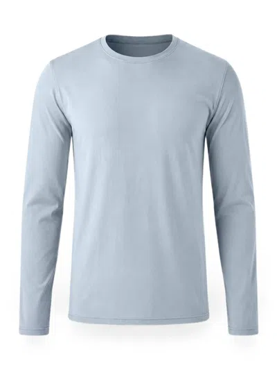 Patrick Assaraf Long-sleeve T-shirt In Blue