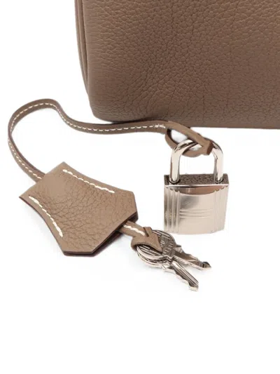 Pre-owned Hermes Hac À Dos Pm Backpack In Neutrals