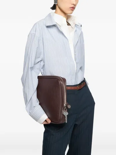 Acne Studios Striped Layered-effect Shirt In Blue