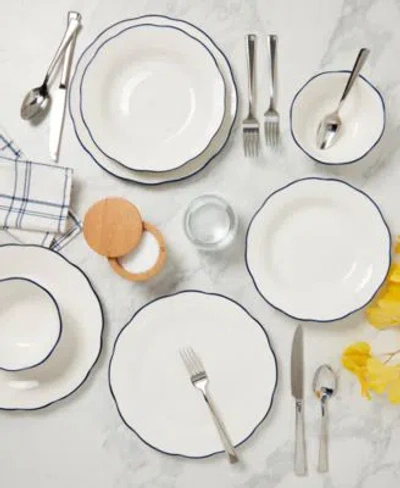 Haven 12 Pc. Dinnerware Sets Service For 4 In Speckled White