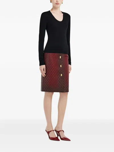 Ferragamo Lightweight Wool Top In Black
