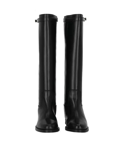 Via Roma 15 Pull-on Tall Boots In Black
